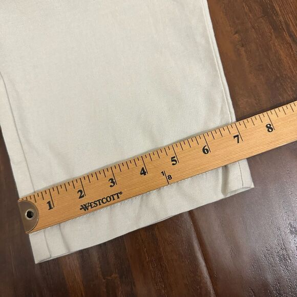 DANDY DEL MAR Linen-Blend Pants Vintage Ivory Brisa Summer Beach - Picture 15 of 15